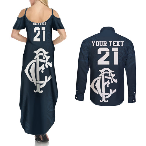 custom-afl-blues-champions-2023-couples-matching-summer-maxi-dress-and-long-sleeve-button-shirts-proud-carlton-aboriginal-vibe
