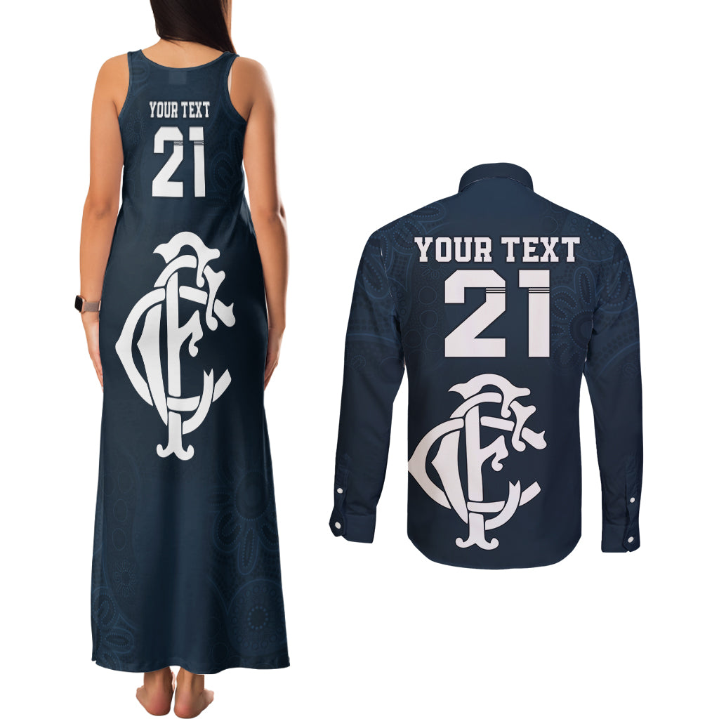 custom-afl-blues-champions-2023-couples-matching-tank-maxi-dress-and-long-sleeve-button-shirts-proud-carlton-aboriginal-vibe
