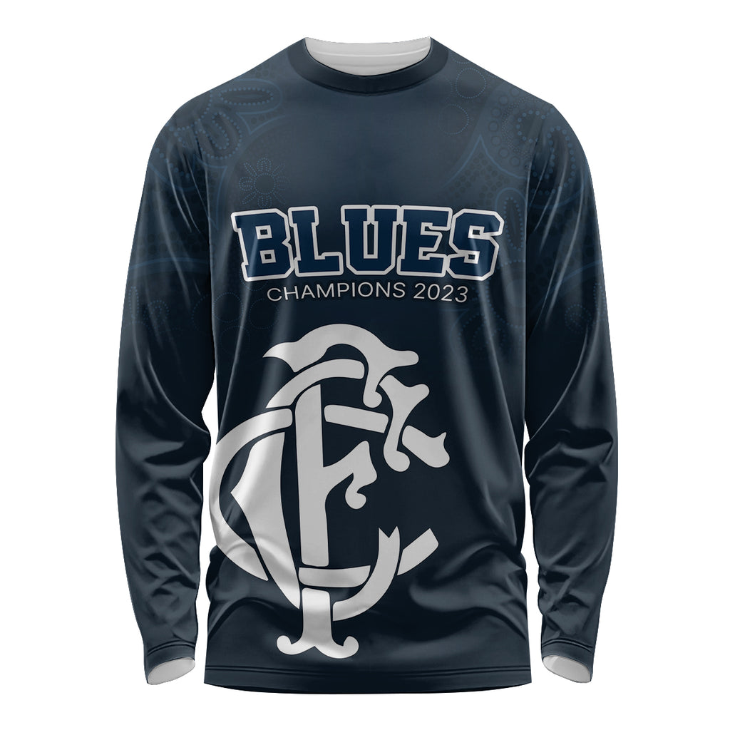 custom-afl-blues-champions-2023-long-sleeve-shirt-proud-carlton-aboriginal-vibe