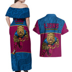 afl-lions-champions-2023-couples-matching-off-shoulder-maxi-dress-and-hawaiian-shirt-proud-brisbane-aboriginal-vibe