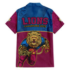 afl-lions-champions-2023-family-matching-off-shoulder-maxi-dress-and-hawaiian-shirt-proud-brisbane-aboriginal-vibe