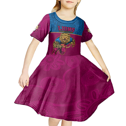 afl-lions-champions-2023-kid-short-sleeve-dress-proud-brisbane-aboriginal-vibe