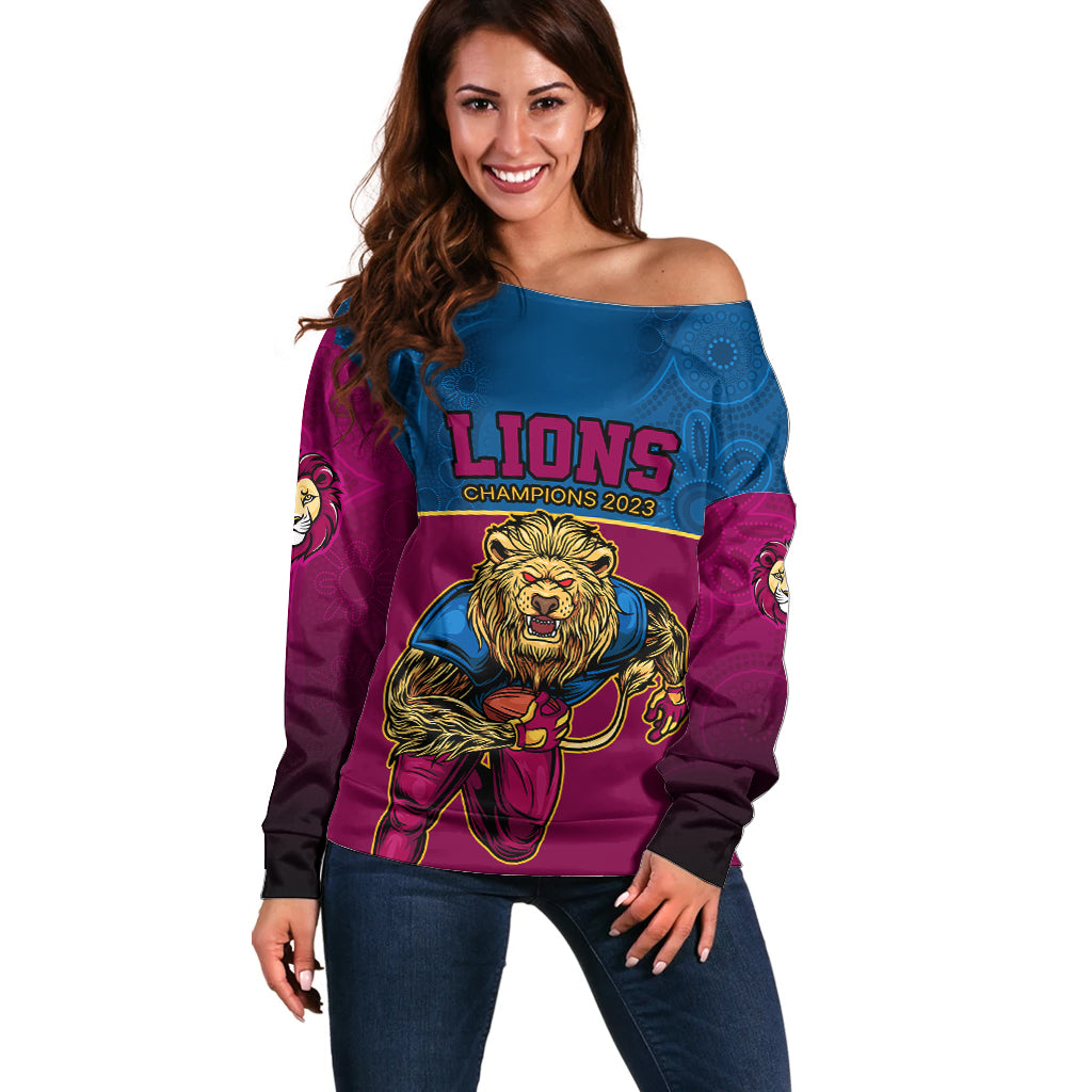 afl-lions-champions-2023-off-shoulder-sweater-proud-brisbane-aboriginal-vibe