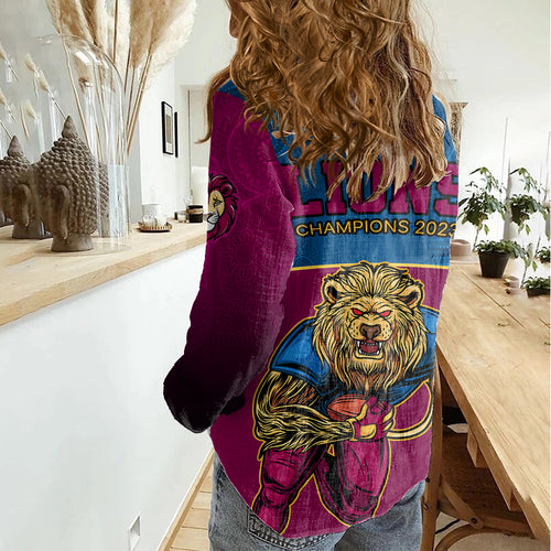afl-lions-champions-2023-women-casual-shirt-proud-brisbane-aboriginal-vibe