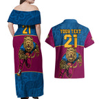 custom-afl-lions-champions-2023-couples-matching-off-shoulder-maxi-dress-and-hawaiian-shirt-proud-brisbane-aboriginal-vibe