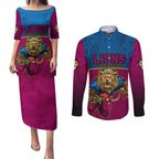 custom-afl-lions-champions-2023-couples-matching-puletasi-dress-and-long-sleeve-button-shirts-proud-brisbane-aboriginal-vibe
