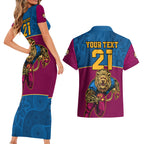 custom-afl-lions-champions-2023-couples-matching-short-sleeve-bodycon-dress-and-hawaiian-shirt-proud-brisbane-aboriginal-vibe