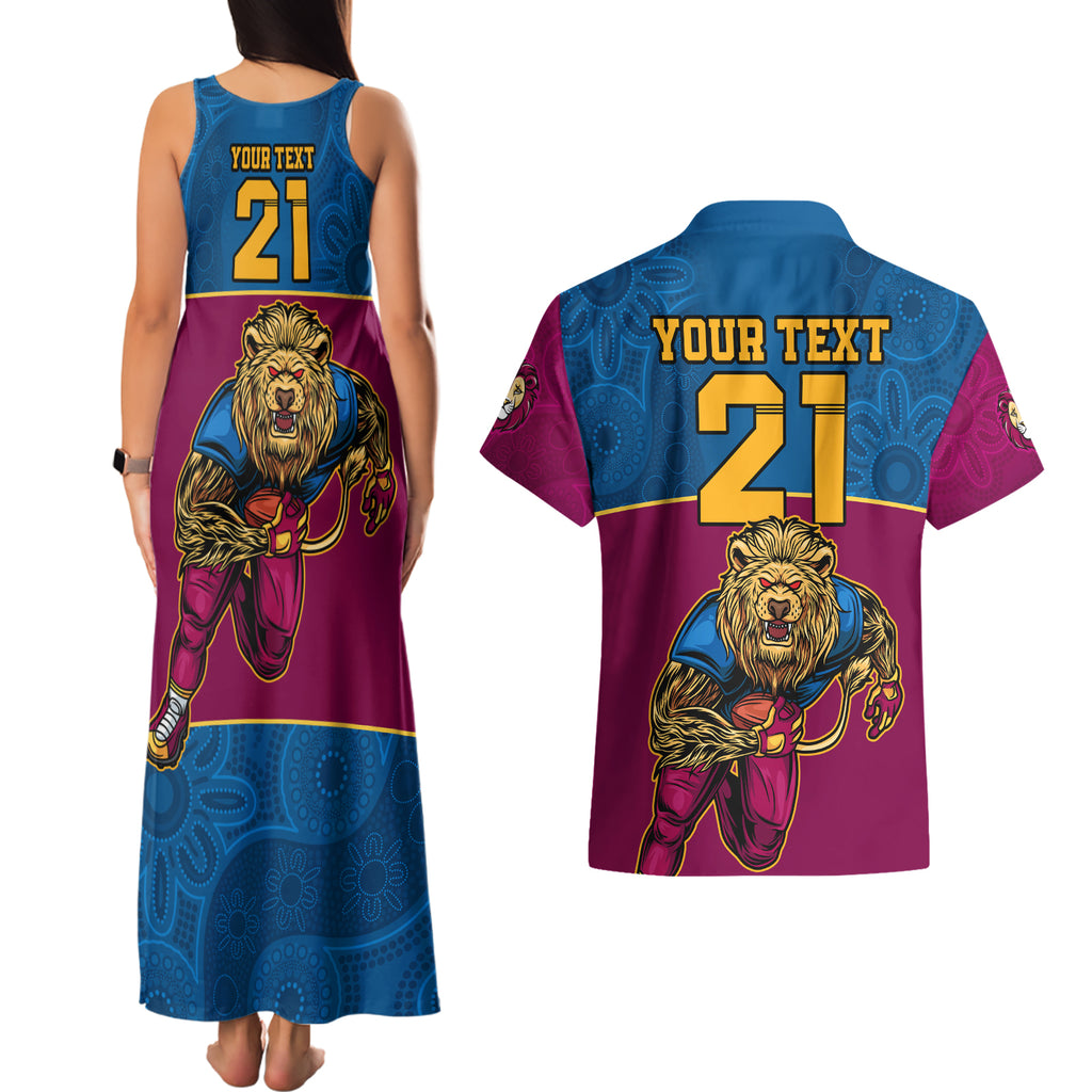 custom-afl-lions-champions-2023-couples-matching-tank-maxi-dress-and-hawaiian-shirt-proud-brisbane-aboriginal-vibe