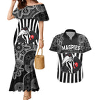 afl-magpies-champions-2023-couples-matching-mermaid-dress-and-hawaiian-shirt-proud-collingwood-aboriginal-vibe
