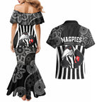afl-magpies-champions-2023-couples-matching-mermaid-dress-and-hawaiian-shirt-proud-collingwood-aboriginal-vibe