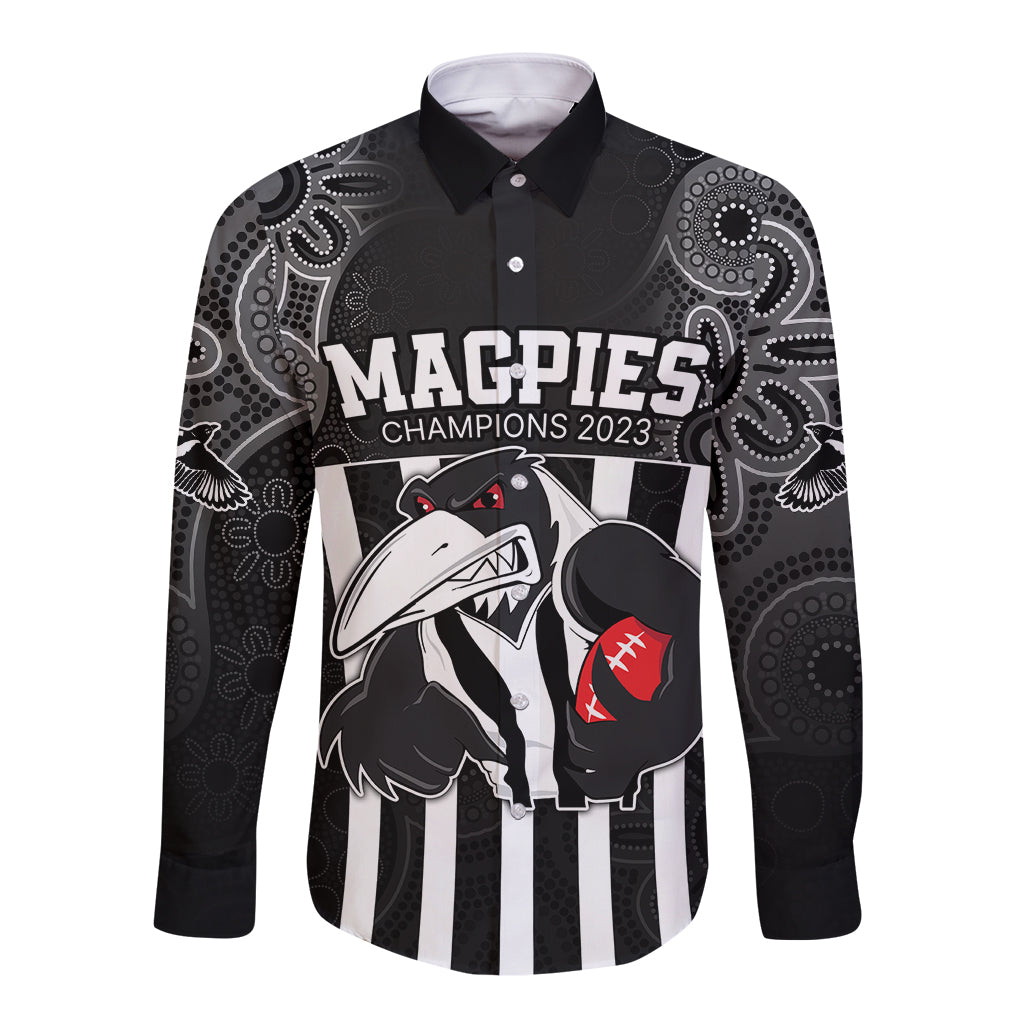 afl-magpies-champions-2023-long-sleeve-button-shirt-proud-collingwood-aboriginal-vibe