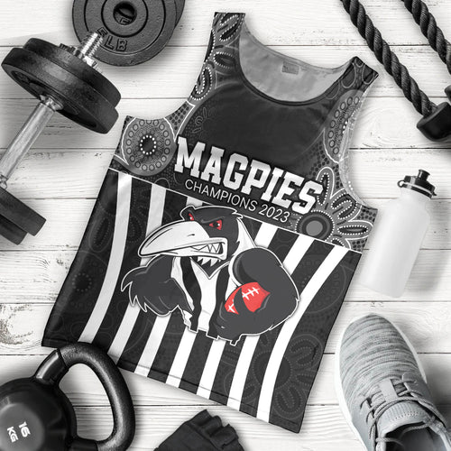 afl-magpies-champions-2023-men-tank-top-proud-collingwood-aboriginal-vibe