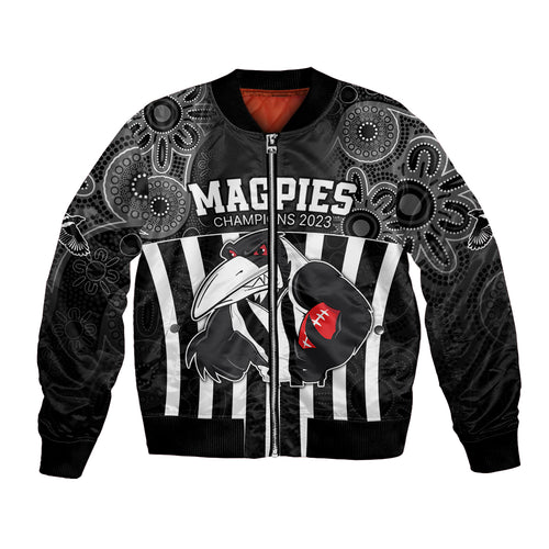 custom-afl-magpies-champions-2023-bomber-jacket-proud-collingwood-aboriginal-vibe