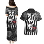 custom-afl-magpies-champions-2023-couples-matching-puletasi-dress-and-hawaiian-shirt-proud-collingwood-aboriginal-vibe