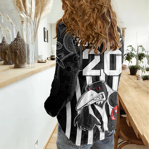 custom-afl-magpies-champions-2023-women-casual-shirt-proud-collingwood-aboriginal-vibe