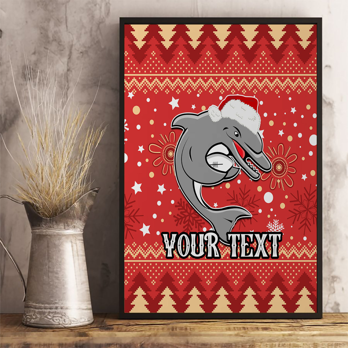 custom-dolphins-rugby-canvas-wall-art-chirstmas-vibe-2023