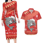 custom-dolphins-rugby-couples-matching-long-sleeve-bodycon-dress-and-hawaiian-shirt-chirstmas-vibe-2023