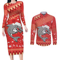 custom-dolphins-rugby-couples-matching-long-sleeve-bodycon-dress-and-long-sleeve-button-shirt-chirstmas-vibe-2023