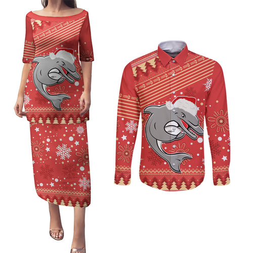 custom-dolphins-rugby-couples-matching-puletasi-dress-and-long-sleeve-button-shirt-chirstmas-vibe-2023