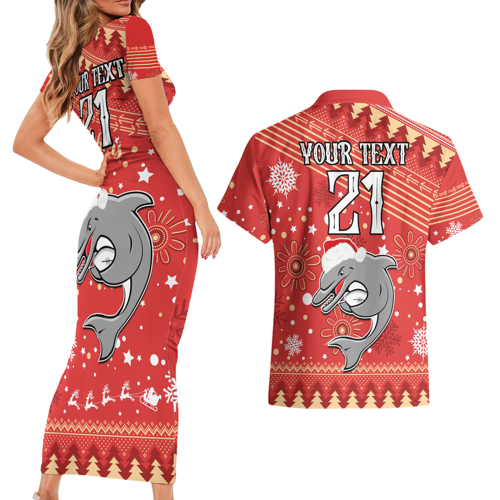 custom-dolphins-rugby-couples-matching-short-sleeve-bodycon-dress-and-hawaiian-shirt-chirstmas-vibe-2023