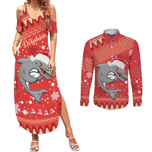 custom-dolphins-rugby-couples-matching-summer-maxi-dress-and-long-sleeve-button-shirt-chirstmas-vibe-2023