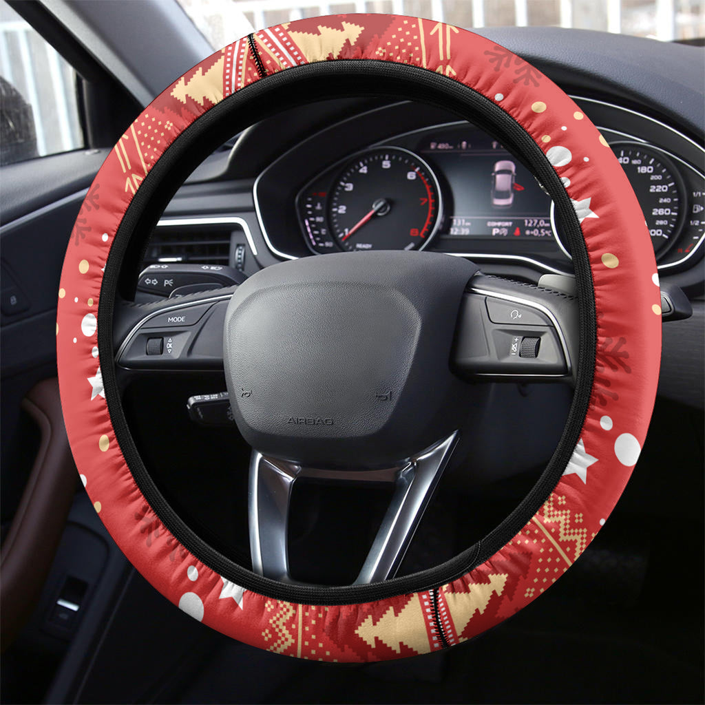 Dolphins Rugby Steering Wheel Cover Chirstmas Vibe 2023