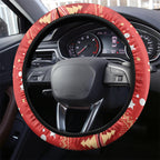 Dolphins Rugby Steering Wheel Cover Chirstmas Vibe 2023