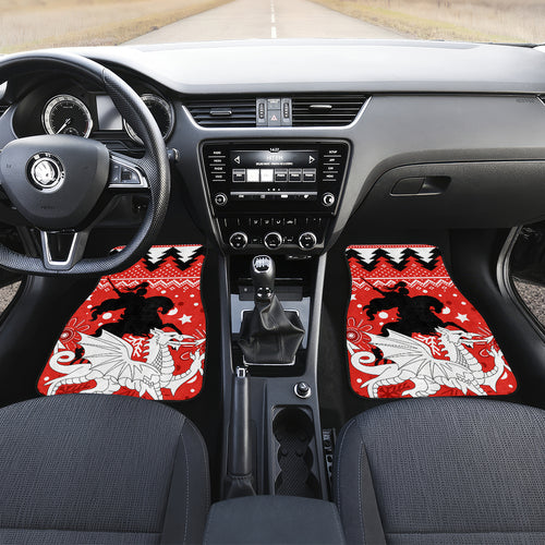 custom-dragons-rugby-car-mats-chirstmas-vibe-2023