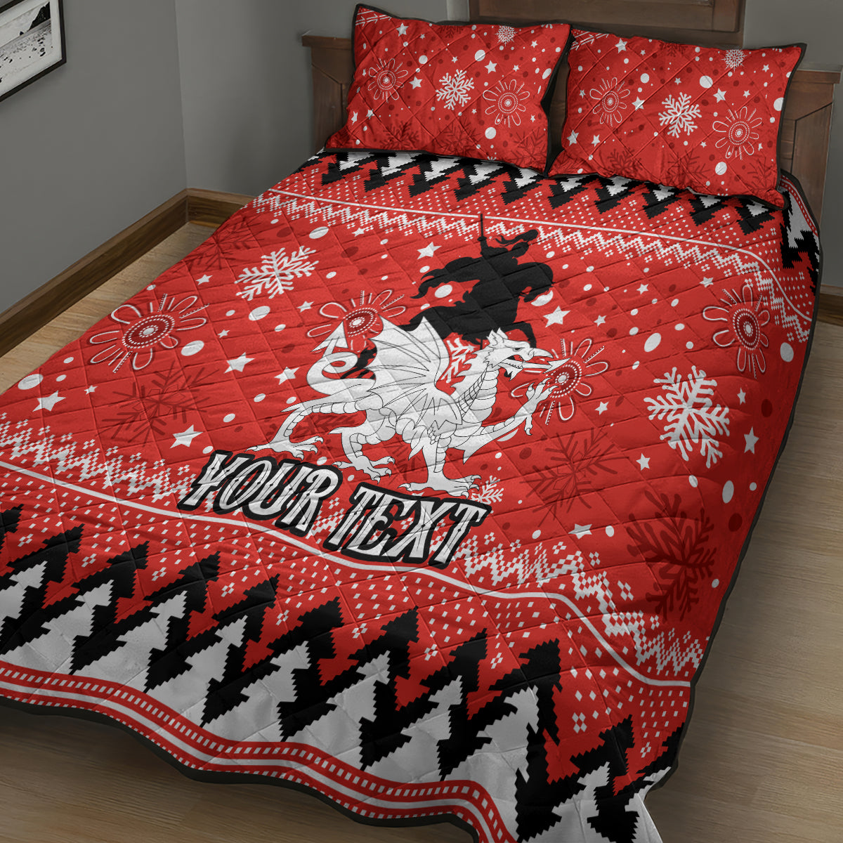 custom-dragons-rugby-quilt-bed-set-chirstmas-vibe-2023