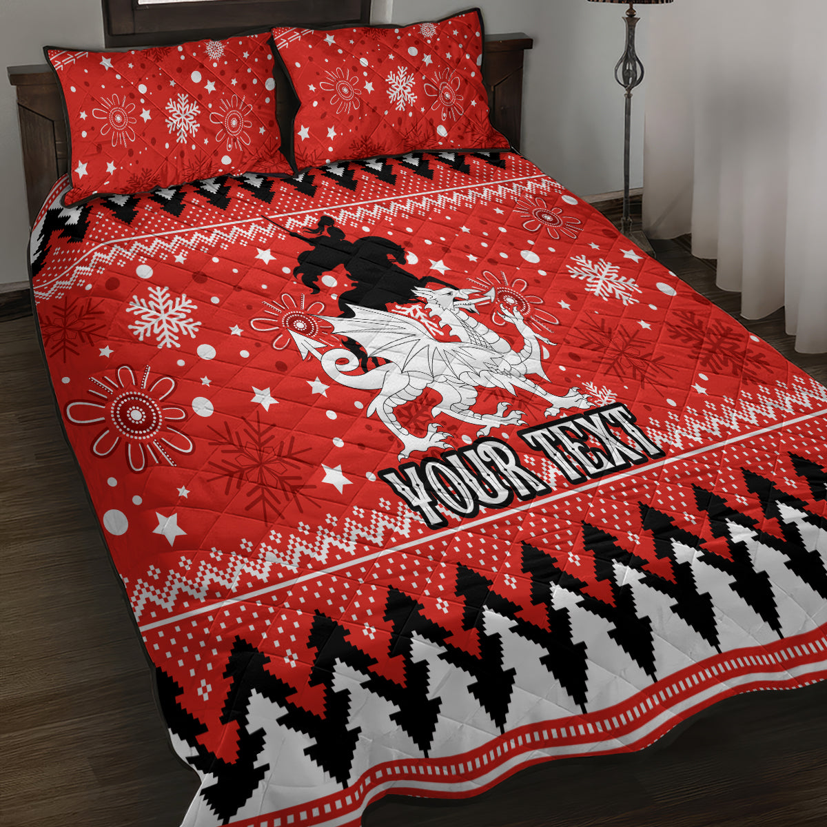 custom-dragons-rugby-quilt-bed-set-chirstmas-vibe-2023