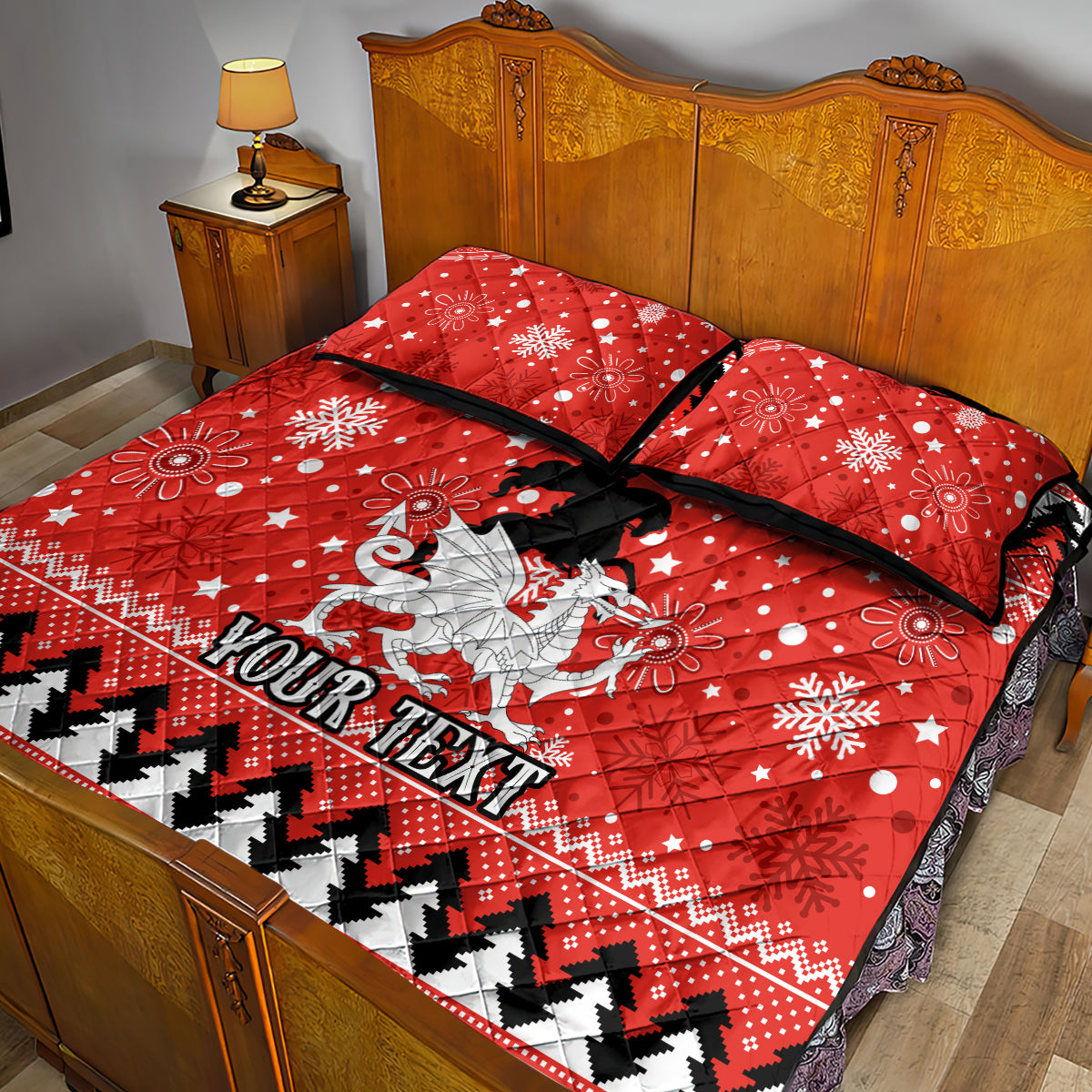 custom-dragons-rugby-quilt-bed-set-chirstmas-vibe-2023