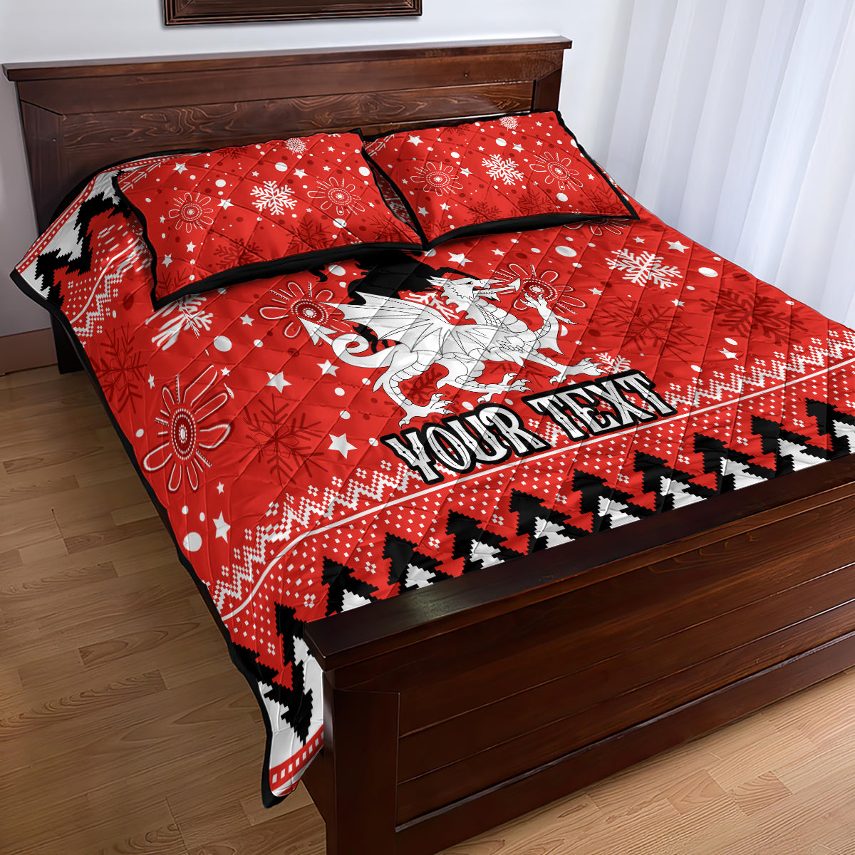 custom-dragons-rugby-quilt-bed-set-chirstmas-vibe-2023