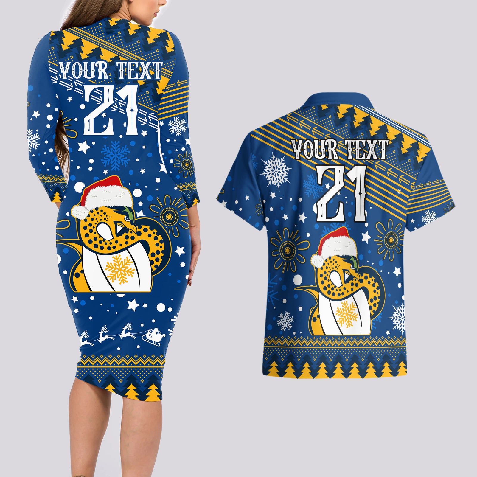 custom-eels-rugby-couples-matching-long-sleeve-bodycon-dress-and-hawaiian-shirt-chirstmas-vibe-2023