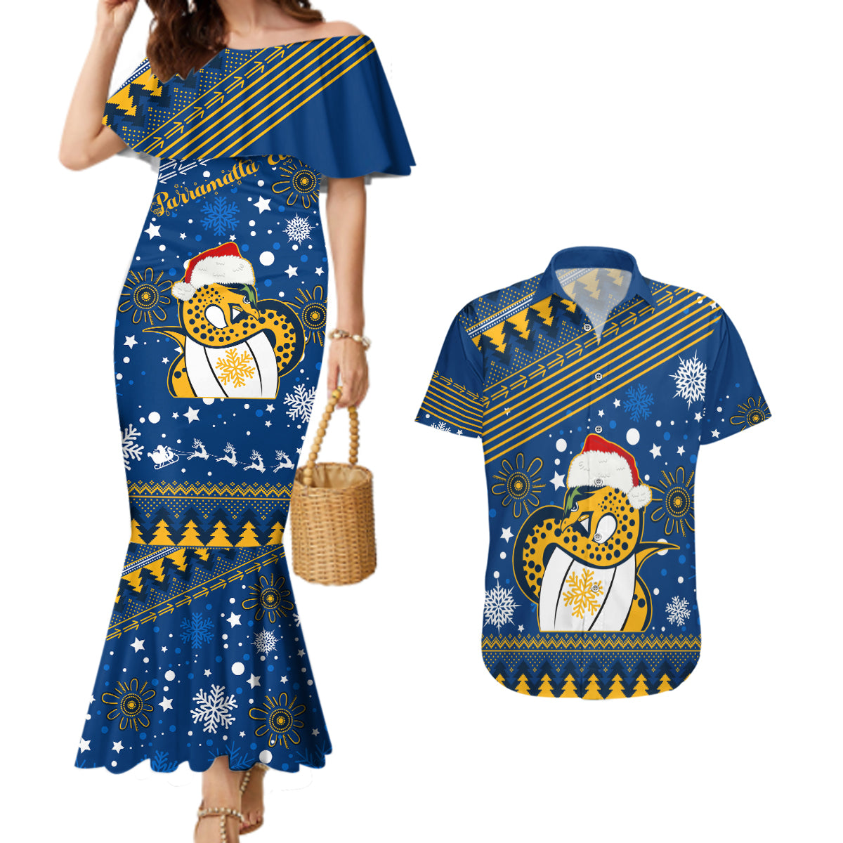 custom-eels-rugby-couples-matching-mermaid-dress-and-hawaiian-shirt-chirstmas-vibe-2023
