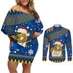 custom-eels-rugby-couples-matching-off-shoulder-short-dress-and-long-sleeve-button-shirt-chirstmas-vibe-2023