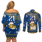 custom-eels-rugby-couples-matching-off-shoulder-short-dress-and-long-sleeve-button-shirt-chirstmas-vibe-2023