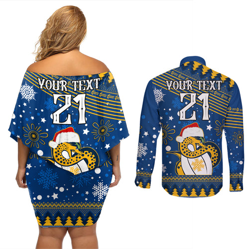 custom-eels-rugby-couples-matching-off-shoulder-short-dress-and-long-sleeve-button-shirt-chirstmas-vibe-2023