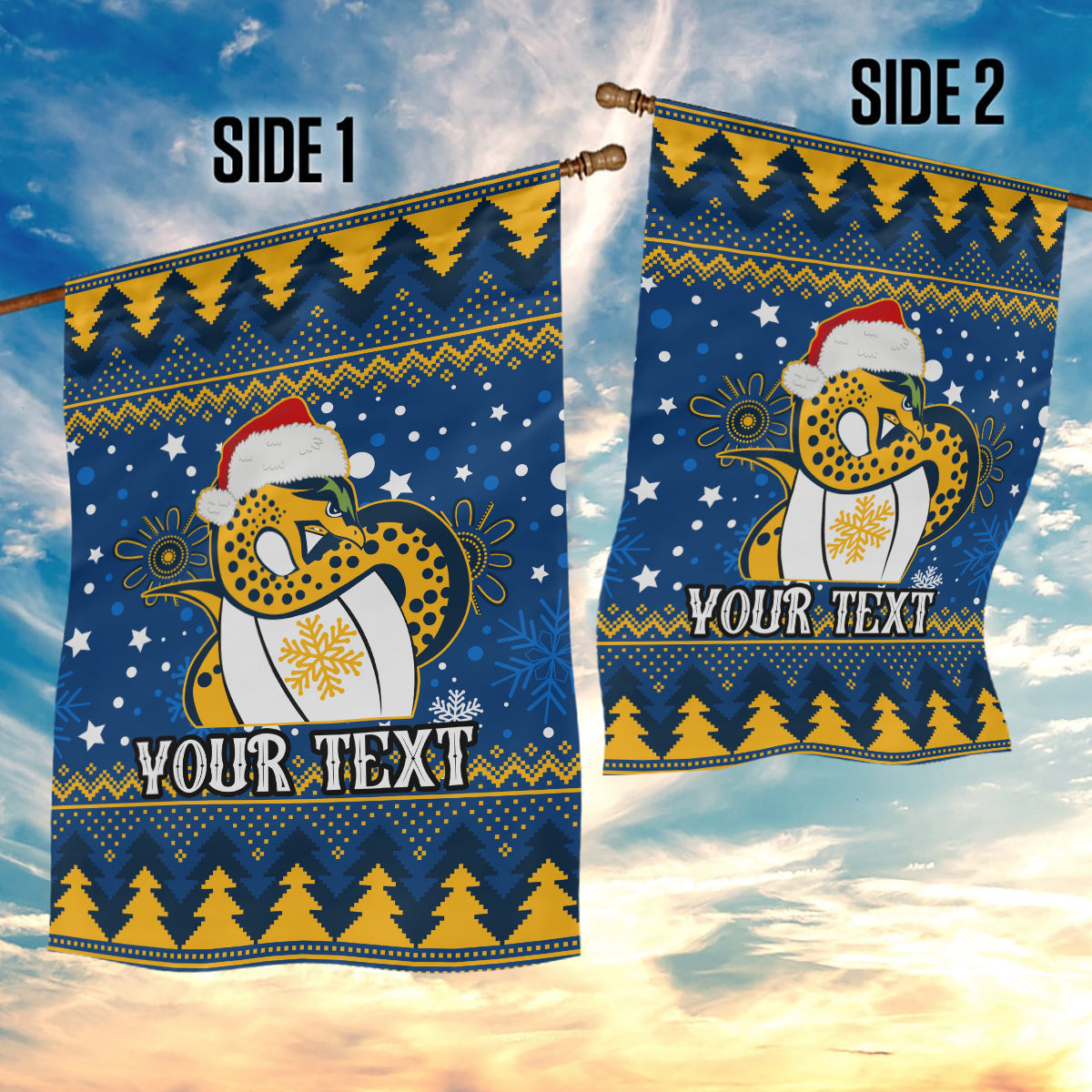 custom-eels-rugby-garden-flag-chirstmas-vibe-2023