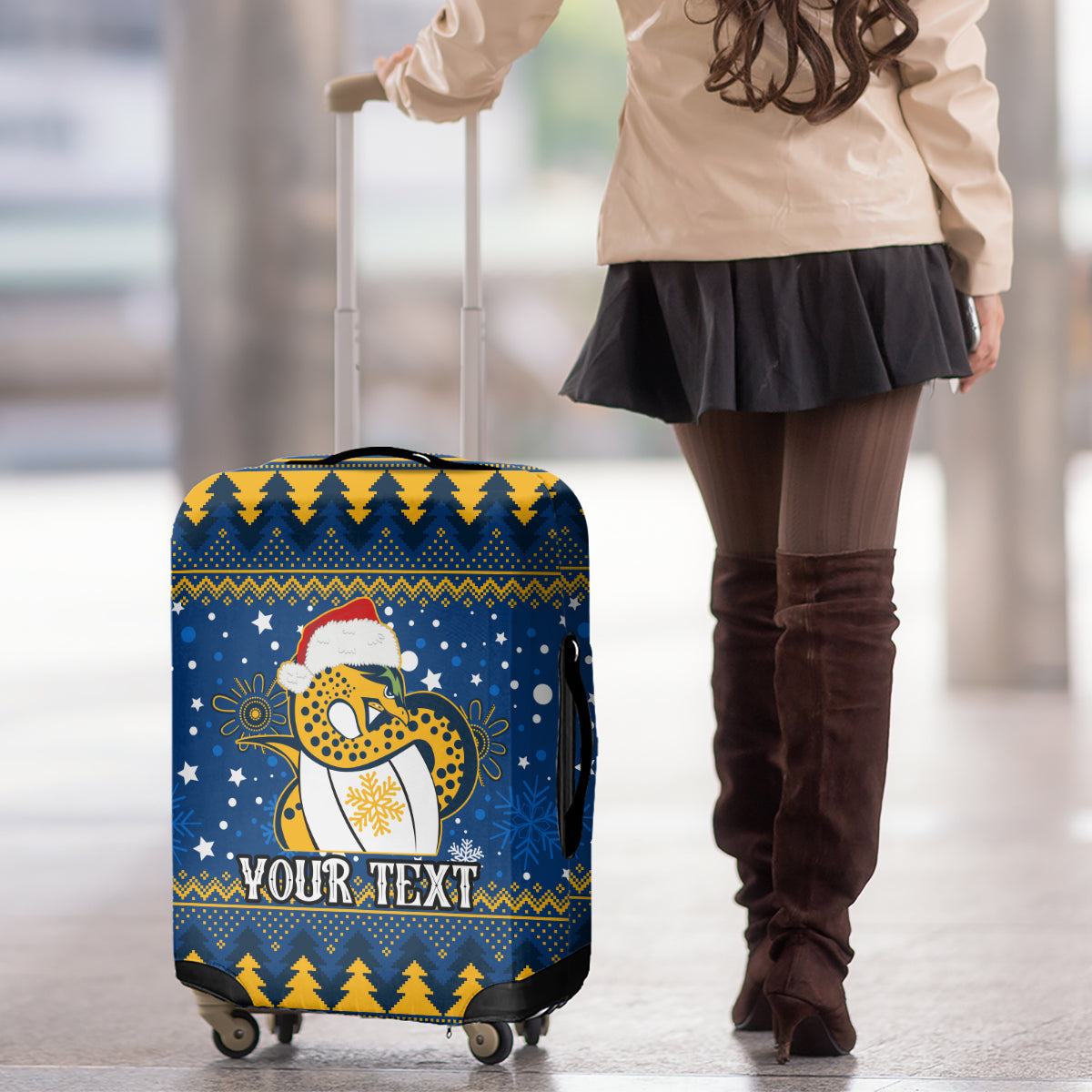 custom-eels-rugby-luggage-cover-chirstmas-vibe-2023