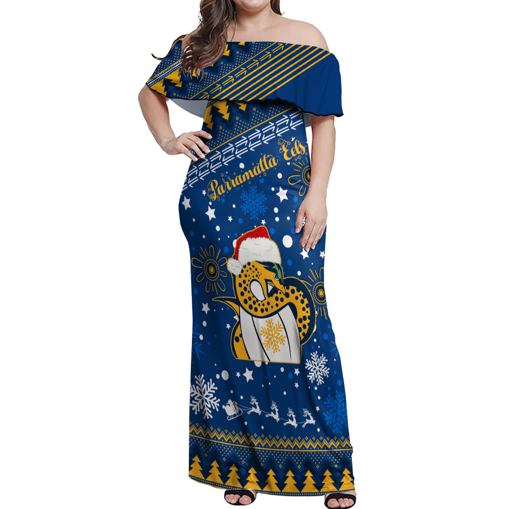 custom-eels-rugby-off-shoulder-maxi-dress-chirstmas-vibe-2023