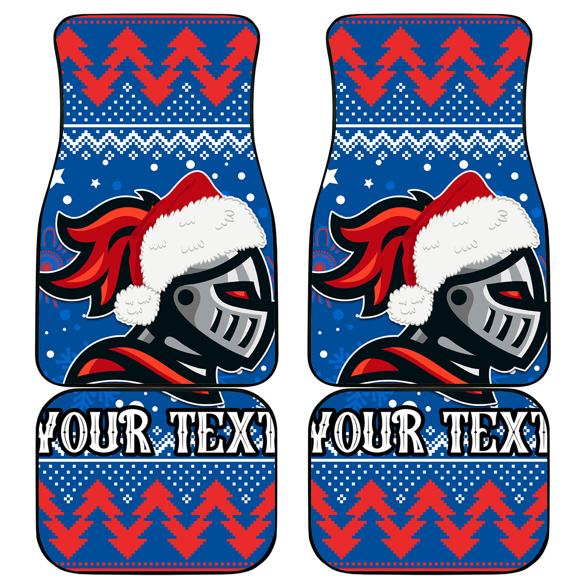 custom-knights-rugby-car-mats-chirstmas-vibe-2023