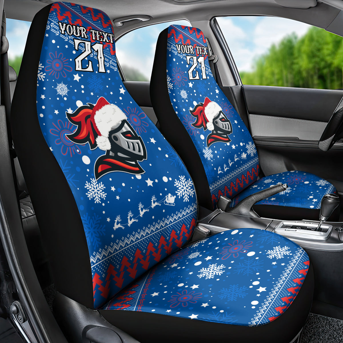 custom-knights-rugby-car-seat-cover-chirstmas-vibe-2023