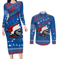 custom-knights-rugby-couples-matching-long-sleeve-bodycon-dress-and-long-sleeve-button-shirt-chirstmas-vibe-2023