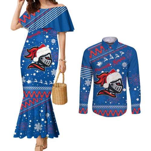 custom-knights-rugby-couples-matching-mermaid-dress-and-long-sleeve-button-shirt-chirstmas-vibe-2023