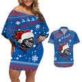 custom-knights-rugby-couples-matching-off-shoulder-short-dress-and-hawaiian-shirt-chirstmas-vibe-2023