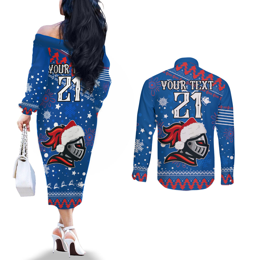 custom-knights-rugby-couples-matching-off-the-shoulder-long-sleeve-dress-and-long-sleeve-button-shirt-chirstmas-vibe-2023