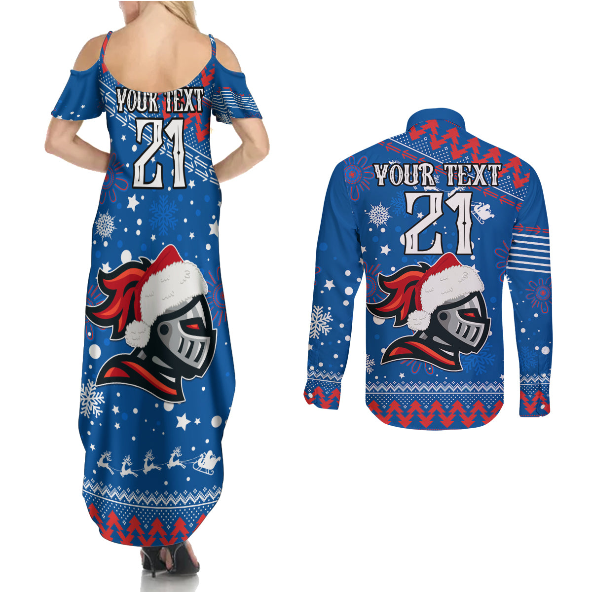 custom-knights-rugby-couples-matching-summer-maxi-dress-and-long-sleeve-button-shirt-chirstmas-vibe-2023