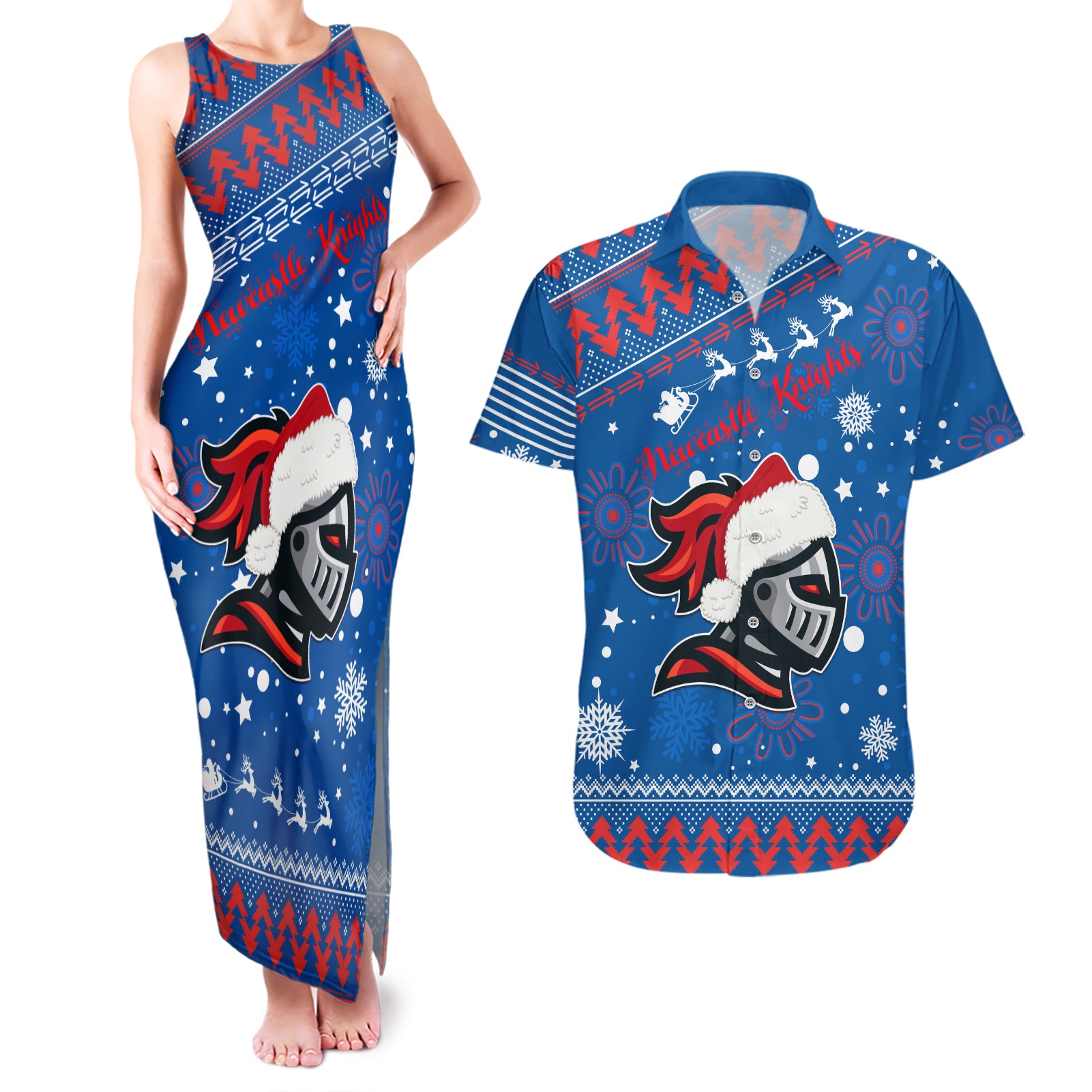 custom-knights-rugby-couples-matching-tank-maxi-dress-and-hawaiian-shirt-chirstmas-vibe-2023