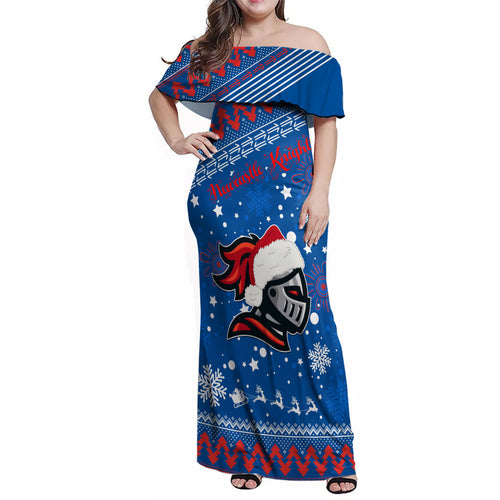 custom-knights-rugby-family-matching-off-shoulder-maxi-dress-and-hawaiian-shirt-chirstmas-vibe-2023