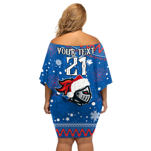 custom-knights-rugby-family-matching-off-shoulder-short-dress-and-hawaiian-shirt-chirstmas-vibe-2023